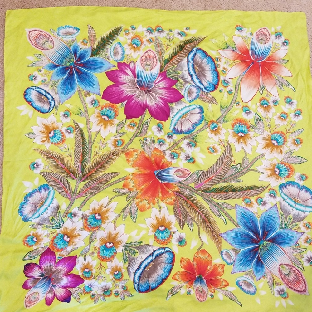 Echo silk scarf